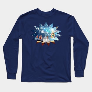 Christmas Magic Book with fairy Long Sleeve T-Shirt